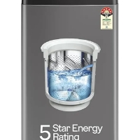  Godrej 7 kg 5 Star, Zero Pressure Technology Fills Tub 60% Faster, Stainless Steel Gravity Drum Fully Automatic Top Load Washing Machine Grey  (WTEON ALP 70 5.0 FDTN GPGR)